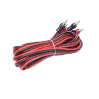 Câble RCA pour accessoires d'enceintes audio de voiture, 9 pieds, haute qualité, couleur transparente mate, prix de gros