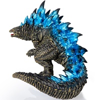 Vente chaude Cadeaux PVC Figurines Godzillaed Anime Collection Jouets Action Figure 12 pouces Tête à Queue Roi du Monstre