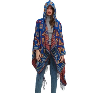 Couverture à motifs avec doublure Sherpa douce Jeté chaude <span class=keywords><strong>de</strong></span> style tribal Navajo du sud-ouest traditionnel pour le camping en plein air - Product Image 2