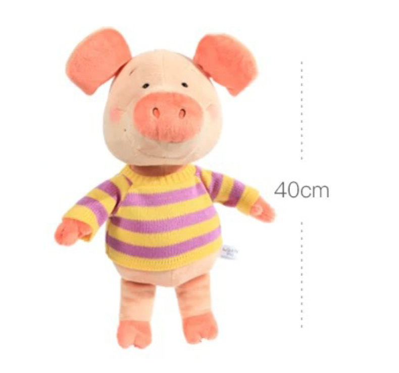 ZD286 Striped Sweater Pig Plush Toys Kids Gift Pig Year