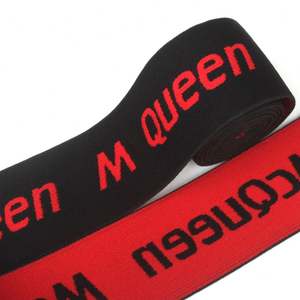 Cinturón Elástico de Nylon, Poliéster y Látex, Material de Cinta Elástica con Logotipo Jacquard, Venta al Por Mayor de Fábrica - Product Image 1