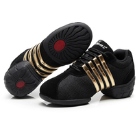 Chaussures de danse latine et jazz pour femmes, en maille respirante, semelle souple en caoutchouc, vente chaude