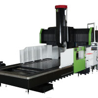 Fresadora CNC de pórtico BT50 de un solo husillo con control Fanuc, centro de mecanizado de moldes de alta resistencia con precio competitivo