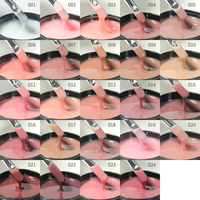 ZRKGEL Fournitures professionnelles pour ongles Nouvelle Arrivée 24 Couleurs Gel de Construction 4-en-1 OEM Marque Privée Sans Nécessité de Base Coat Longue Durée