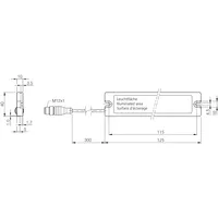 SB-RGB-126-K-B5-NEW Lampe de signalisation en aluminium 3W LED, température de fonctionnement 0-50°C, lumière de signalisation IOL multi-segments