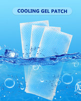 Lijitang Chine Fournisseur Bleu Hydrogel Soins de Santé À Action Rapide Bébé Patch De Refroidissement Instantané Pack De Gel De Glace pour La Fièvre Stress Par La Chaleur