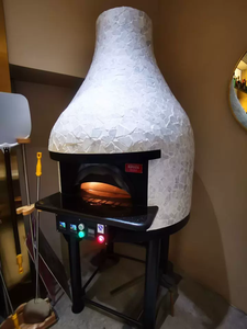 Oven Pemanggang Pizza Otomatis Komersial, Oven Putar Listrik Gas untuk Pizzeria, untuk Penggunaan Toko Roti, Jagung, Kacang, Kedelai - Product Image 3