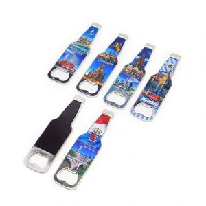 Refrigerator Decor Customised Aluminum Alloy Magnetic Roma Czech Souvenir Bottle Wine Opener With Magnet - Product Image 5