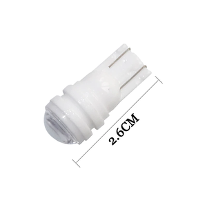 Alto brillo <span class=keywords><strong>T10</strong></span> cerámica 3 SMD 2835 W5w 194 168 9,5mm luces de liquidación de maletero lámparas de lectura accesorios de coche blanco - Product Image 2