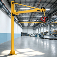Bras de support télescopique personnalisé, longueur 180 °   Machine de soudage à colonne rotative de 5 m, à faible consommation d'énergie, pour la fabrication électrique