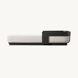Chaise longue <span class=keywords><strong>de</strong></span> luxe moderne et durable en aluminium avec coussins, pour bord <span class=keywords><strong>de</strong></span> piscine, plage, <span class=keywords><strong>jardin</strong></span>, mobilier <span class=keywords><strong>de</strong></span> <span class=keywords><strong>jardin</strong></span>, lit <span class=keywords><strong>de</strong></span> repos - Product Image 2