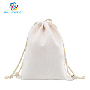 Subli-forward Haute Qualité <span class=keywords><strong>Lopo</strong></span> Sublimation Blancs Personnalisé Noël Xmas Sublimation Textile Lin Cordon Sac - Product Image 5