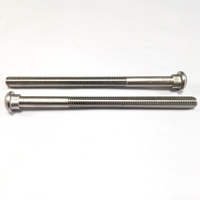 Boulons de rail non standard en acier inoxydable finition brute, tête ovale, grade A2-70 et A4-80, pour voies ferrées