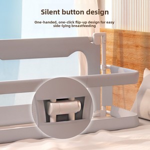 Pare-chocs <span class=keywords><strong>de</strong></span> <span class=keywords><strong>lit</strong></span> bébé 50x120cm multifonctionnel portable, <span class=keywords><strong>lit</strong></span> d'appoint pour tout-petit avec moustiquaire <span class=keywords><strong>de</strong></span> sécurité - Product Image 4