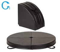 Tapis pliant rond de haute qualité tapis de danse sûr sans tuyau en acier