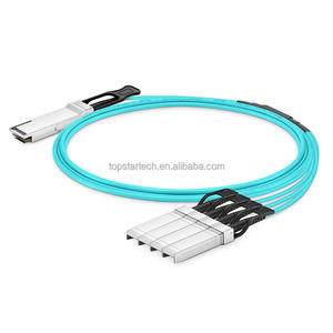 Câble optique actif QSFP-4X10G-AOC10M compatible 40GBase-AOC QSFP+ vers 4xSFP+ - Product Image 1