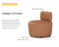 Fauteuil individuel moderne en cuir italien Fame Glory, fauteuil inclinable d'appoint en tissu pour salon, idéal pour le loisir et le bureau