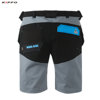 Shorts de sport respirants pour hommes, uniforme de travail, shorts en sergé extensible, polyester résistant à l'usure T400, shorts cargo pour hommes, vente en gros