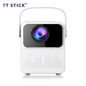 T2 Mini 1080p Full Hd taşınabilir projektör ev sineması cep Mini projektör 1920*1080p 4k 6000 lümen