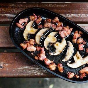 Hình bầu dục gang nóng bỏng món ăn nóng bỏng tấm gang nóng bỏng phục vụ <span class=keywords><strong>Pan</strong></span> với cơ sở gỗ - Product Image 4