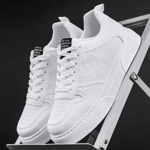 Nouvelles baskets décontractées d'été 2025 pour hommes à lacets, en cuir respirant et toile, avec doublure en tissu et semelle extérieure en caoutchouc - Product Image 2