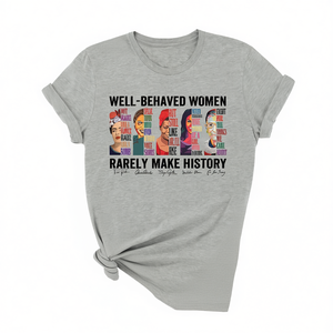 T-shirt da donna femminista, vestibilità regolare, 100% cotone, girocollo, manica corta, stampata, casual, per tutte le stagioni - Product Image 1