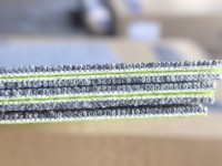 Dalles de moquette 50x50cm à support non-tissé, écologiques, inodores, pour bureaux commerciaux, sans bitume, légères, en polypropylène