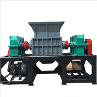 Broyeur de métaux à double arbre pour déchets de moteurs, déchiqueteuse de coques de voitures usagées, machine de broyage de métaux usagés à vendre