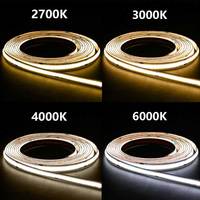 Bande lumineuse FOB Ra90 personnalisable 10 mm 480/m 5m/rouleau WiFi Télécommande Garantie 3 ans Éclairage commercial