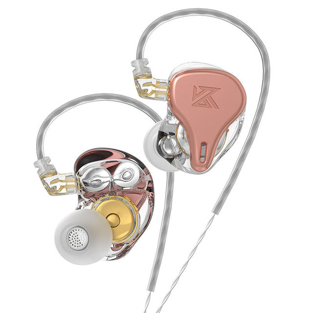 KZ DQ6S In-Ear IEM Monitors Headphones Wired Headset Detachable Dynamic Earphone