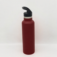 Gourde isotherme JIAHE en acier inoxydable 22oz 650ml, anti-fuite, double isolation, pour enfants, salle de sport, cantine, camping, randonnée, yoga