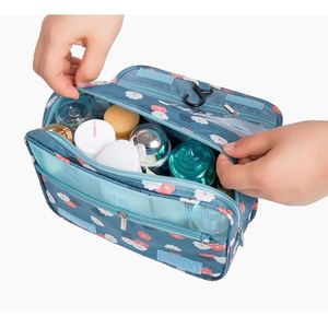 PAXDUN Trousse de Toilette Pliable Imperméable en Polyester pour Femme, Sac de Voyage Suspendu pour Cosmétiques – Vente en Gros - Product Image 3