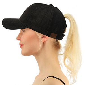 Gorra de béisbol de algodón lavable, visera protectora para <span class=keywords><strong>el</strong></span> sol, cola de <span class=keywords><strong>caballo</strong></span>, novedad, Amazon, 2020 - Product Image 3