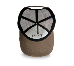 Casquettes Trucker en Coton Structuré à 5 Panneaux avec Écusson Frontal Marron – Qualité Supérieure, Bicolore, Populaire, Nouvelle Collection 2026 - Product Image 4