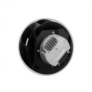 Ventilateur à prise EC K3G710-PC05-71 avec base, diamètre de la pale de 28 pouces, 2800 tr/min, construction en alliage d'aluminium, roulement à billes électrique - Product Image 1