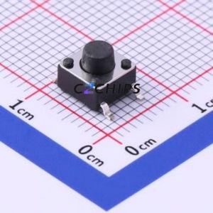 UK-B0228-G5.5-250-JZ Tactile Switch SMD-4P,6x6mm Switch Single Pole Single Throw Round Button 2.5N Vertical Mount - Product Image 1