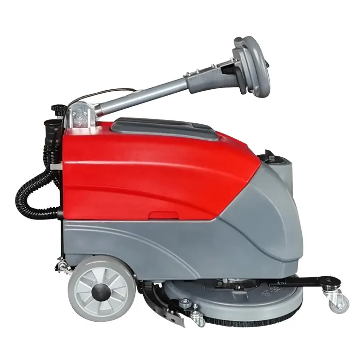 25 L su tankı yüksek kalite temizleme makinesi zemin scrubber itme tipi zemin temizleyici