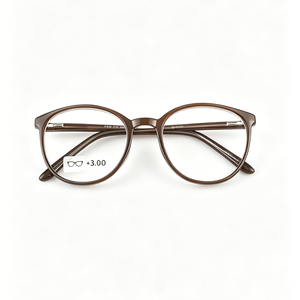 Gafas <span class=keywords><strong>de</strong></span> Lectura FD-20256 TR90 Unisex Ultraligeras con Protección Anti Luz Azul, Montura Redonda Retro, Lentes para Presbicia para Hombres y Mujeres - Product Image 5