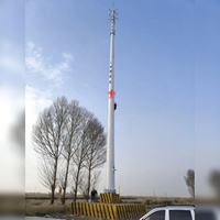 Station de base intégrée à une tour solaire pour la communauté insulaire