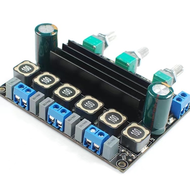 Original TPA3116D2  50W*2+100W HIFI Subwoofer Amplifier Plate Class -D  Digital 2.1 10-25V D-Class Audio Amplifier Board