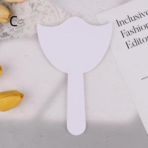 HQ Mixed Proc Discount Custom Laser Cutting Printing Lash Tech Mask <b>Mirror</b> Lash <b>Mirror</b> Prop <b>Acrylic</b> Hand <b>Mirror</b> - Product Image 2