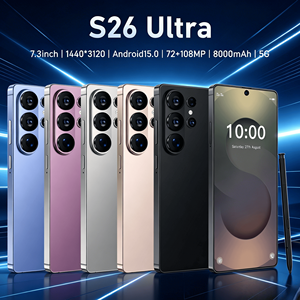Nouveau téléphone haut de gamme S26 Ultra 5G, 6 Go + 512 Go de stockage, <span class=keywords><strong>batterie</strong></span> 8000 mAh et puce Snapdragon 8 Gen4 - Product Image 1