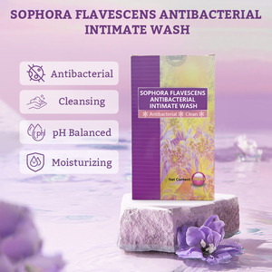 Nettoyant Vaginal Féminin Personnalisé OEM à Base d'Extraits Naturels de Plantes, Parfum Sophora Flavescens, Anti-Démangeaisons, Équilibre du pH - Product Image 2