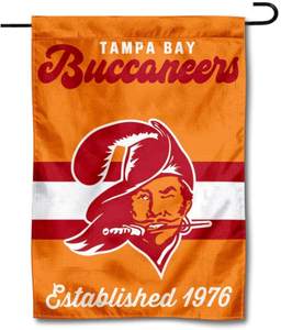Bandiera da Giardino Personalizzata dei Tampa Bay Buccaneers, Doppio Lato, 100% Poliestere, Vendita all'Ingrosso - Product Image 6