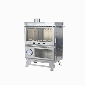 Poêle de <span class=keywords><strong>tente</strong></span> en acier inoxydable de vente chaude-Conception <span class=keywords><strong>à</strong></span> double paroi avec four <span class=keywords><strong>à</strong></span> pizza <span class=keywords><strong>pour</strong></span> les tentes de camping et de sauna d'hiver - Product Image 4