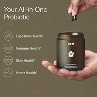 Compléments alimentaires sains pour adultes OEM, soutien de la santé intestinale, capsules probiotiques, dose personnalisée 2-4g, dosage 30 jours, 24 mois