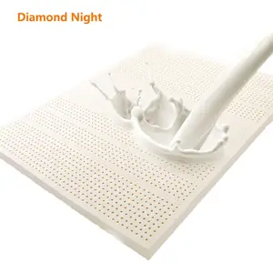 Diamant Nacht Aangepaste King Size Queen Size Full Body Massage Natuur Latex Matras In De Doos