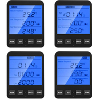 Thermostat de prise de régulateur de température numérique prise EU 220V avec interrupteur de minuterie chauffage refroidissement pour réfrigérateur aquaculture