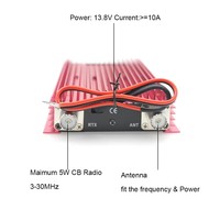BaoJie BJ-300 100W CB Radio Power Amplifier HF Amplifier 3-30 MHz AM/FM/SSB/CW Walkie Talkie CB Radio Amplifier
