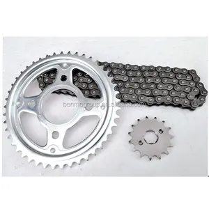 10000km Long Life Transmission Kits South America Market High Quality Motorcycle Sprocket Chain Kits